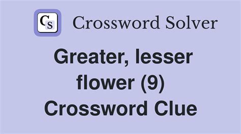 crossword clue lesser|l lesser 4 9 letters.